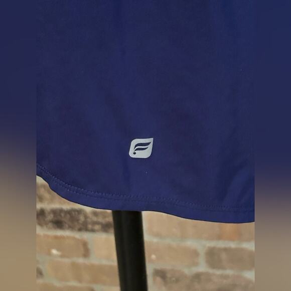 Fabletics Womens Hayden Tank Top Mesh Inset Racerback Moisture Wicking Blue M/L - Picture 6 of 9